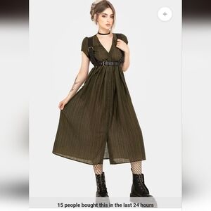 Disturbia Infinity Button Up Midaxi Dress